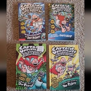 The Adventures of Captain Underpants, books 1-10